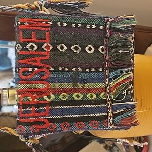 " JERUSALEM " Hand Woven Tapestry Cross Body Made in Israel